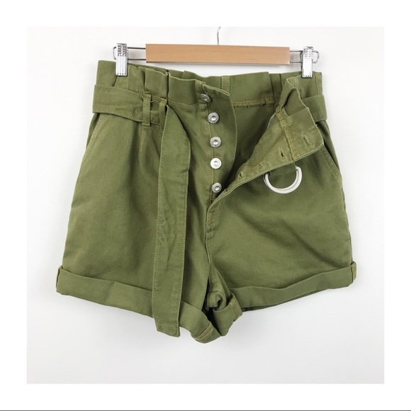 NWT Free People Cindy Utility Short in‎ Sage Size 4 - Picture 9 of 13